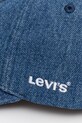 Бавовняна бейсболка Levi's D7589.0002 блакитний AW23