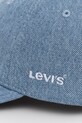 Хлопковая кепка Levi's D7589.0003 голубой AW23