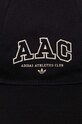 adidas Originals czapka z daszkiem bawełniana czarny IL8445