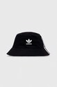 Бавовняний капелюх adidas Originals аплікація чорний II0744