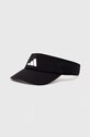 Šilt adidas Performance natpis crna IC6519