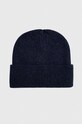 Шерстяная шапка Helly Hansen шерсть тёмно-синий 67530