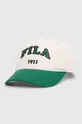 πράσινο Βαμβακερό καπέλο του μπέιζμπολ Fila Unisex