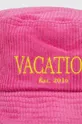Βαμβακερό καπέλο On Vacation ροζ