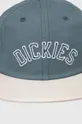 Хлопковая кепка Dickies голубой