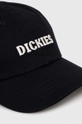 Βαμβακερό καπέλο του μπέιζμπολ Dickies μαύρο