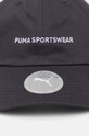 Puma șapcă de baseball din bumbac 24036 gri AW24