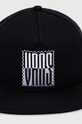 Vans czapka z daszkiem bawełniana VN0008PABLK1 czarny AW23