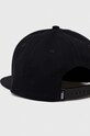 Akcesoria Vans czapka z daszkiem bawełniana VN0008PABLK1 czarny