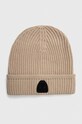 La Martina berretto medio spessore beige WUH006