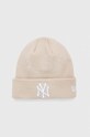 New Era czapka aplikacja beżowy 60348860