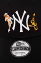 Βαμβακερό καπέλο του μπέιζμπολ New Era μαύρο
