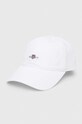 Gant șapcă de baseball din bumbac bumbac alb 9900111