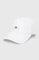 bijela Pamučna kapa sa šiltom Gant Unisex