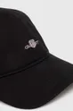Bombažna bejzbolska kapa Gant črna