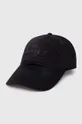 czarny Gant czapka z daszkiem bawełniana Unisex