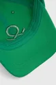 πράσινο Βαμβακερό καπέλο του μπέιζμπολ United Colors of Benetton