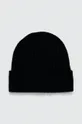 czarny Sisley czapka z domieszką wełny Unisex