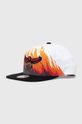 Mitchell&Ness czapka z daszkiem bawełniana ATLANTA HAWKS wzorzyste biały HHSS5798.AHAYYPPPWHI