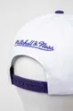 Βαμβακερό καπέλο του μπέιζμπολ Mitchell&Ness CHARLOTTE HORNETS λευκό