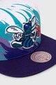 Akcesoria Mitchell&Ness czapka z daszkiem bawełniana CHARLOTTE HORNETS HHSS5798.CHOYYPPPWHI biały
