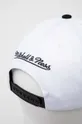 Pamučna kapa sa šiltom Mitchell&Ness BROOKLYN NETS bijela