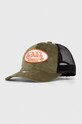 Von Dutch czapka z daszkiem aplikacja zielony 7030478