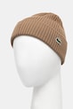 Vlněná čepice Lacoste RB0001 béžová AW25