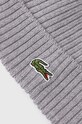 Accessori Lacoste berretto in lana RB0001 grigio