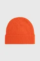 Вълнена шапка Lacoste оранжев