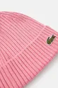 Lacoste berretto in lana RB0001 rosa AW24