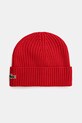 Lacoste wool beanie wool red RB0001