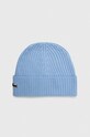 Lacoste czapka wełniana wełna niebieski RB0001