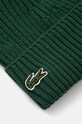 Akcesoria Lacoste czapka wełniana RB0001 zielony