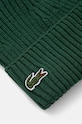 Akcesoria Lacoste czapka wełniana RB0001 zielony