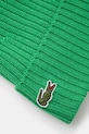 Lacoste czapka wełniana RB0001 zielony AW25