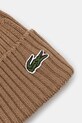 Akcesoria Lacoste czapka wełniana RB0001 brązowy