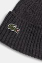 Doplnky Vlnená čiapka Lacoste RB0001 sivá