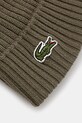 Akcesoria Lacoste czapka wełniana RB0001 zielony