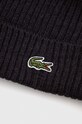 Akcesoria Lacoste czapka wełniana RB0001 czarny