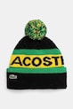 Lacoste czapka wełniana wełna czarny RB1490