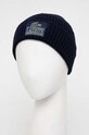 Шерстяная шапка Lacoste RB1783 тёмно-синий AW23