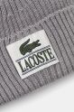 Шерстяная шапка Lacoste RB1783 серый AW23