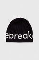 Icebreaker czapka Merino Icebreaker IB0A56SJ9311 czarny AW23