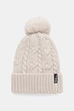 Jack Wolfskin czapka Pompom wełna beżowy 1905092