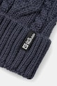 Akcesoria Jack Wolfskin czapka Pompom 1905092 niebieski
