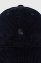 Carhartt WIP czapka z daszkiem bawełniana Harlem Cap I026890.1CXX granatowy AW23