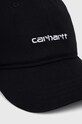 Carhartt WIP șapcă de baseball din bumbac I028876.0D2XX negru AW23