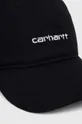 Памучна шапка с козирка Carhartt WIP черен