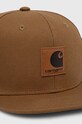 Carhartt WIP cotton baseball cap I023099.HZXX brown AW23